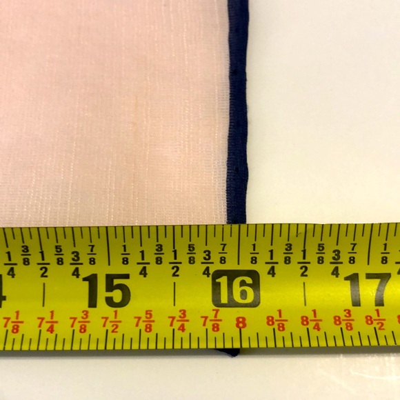 Pocket Square - Handmade Silk / Linen - Picture 6 of 6